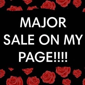 MAJOR SALE ON MY PAGE